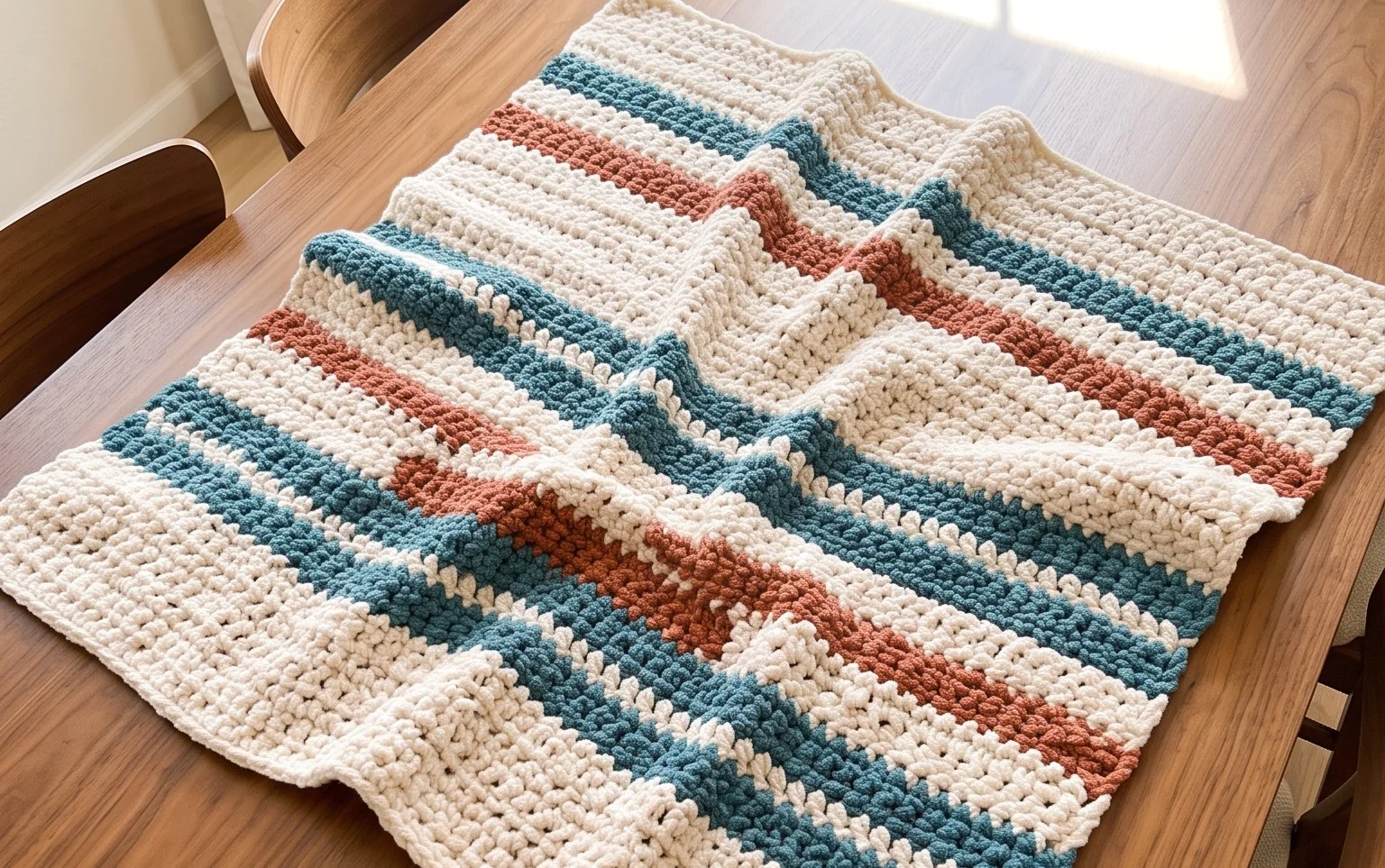 Easy Cloud Blanket Free Crochet Pattern Step-by-Step