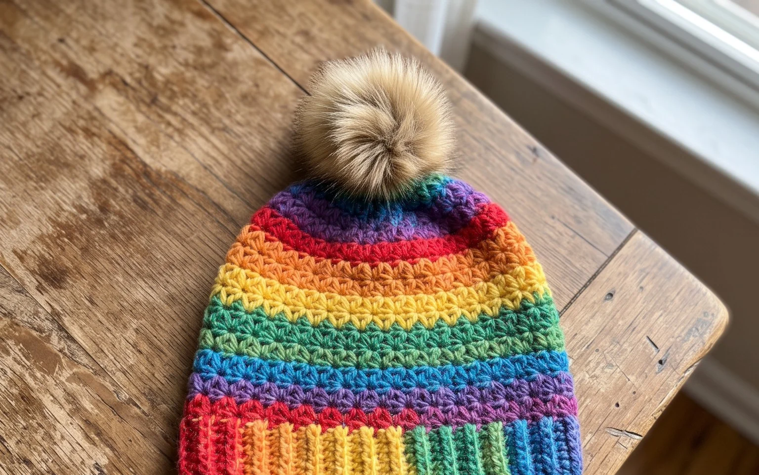 Star Stitch Hat: Free Easy Beginner Crochet Pattern Video