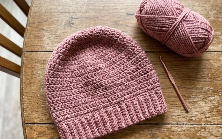 Easy Slouchy Hat Crochet Pattern for Beginners