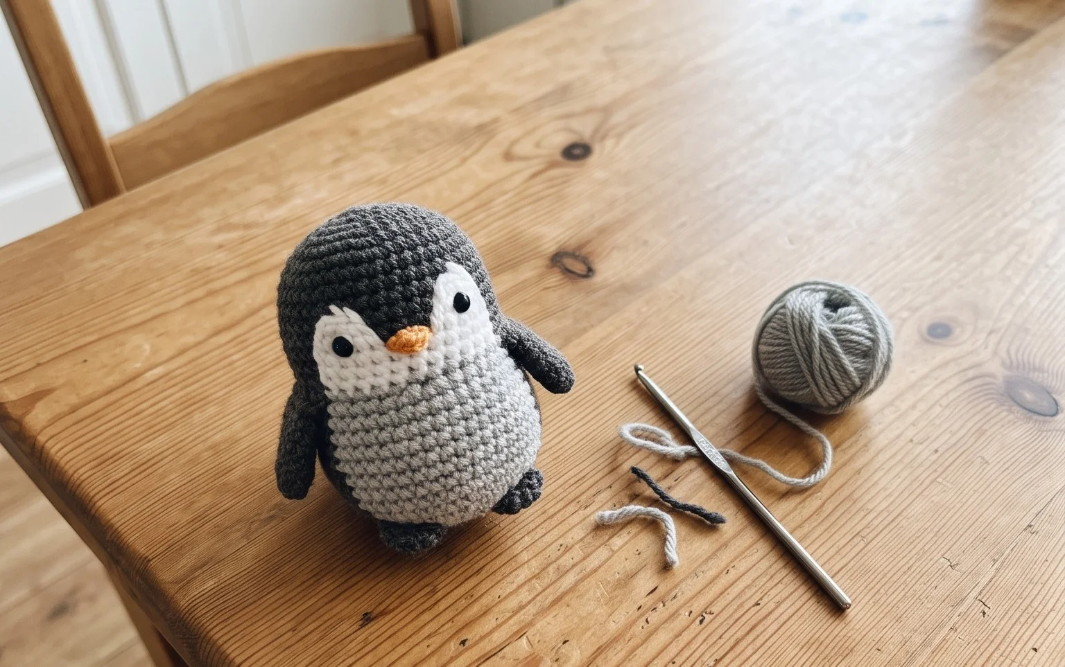 Easy Amigurumi Penguin Free Crochet Pattern Step-by-Step