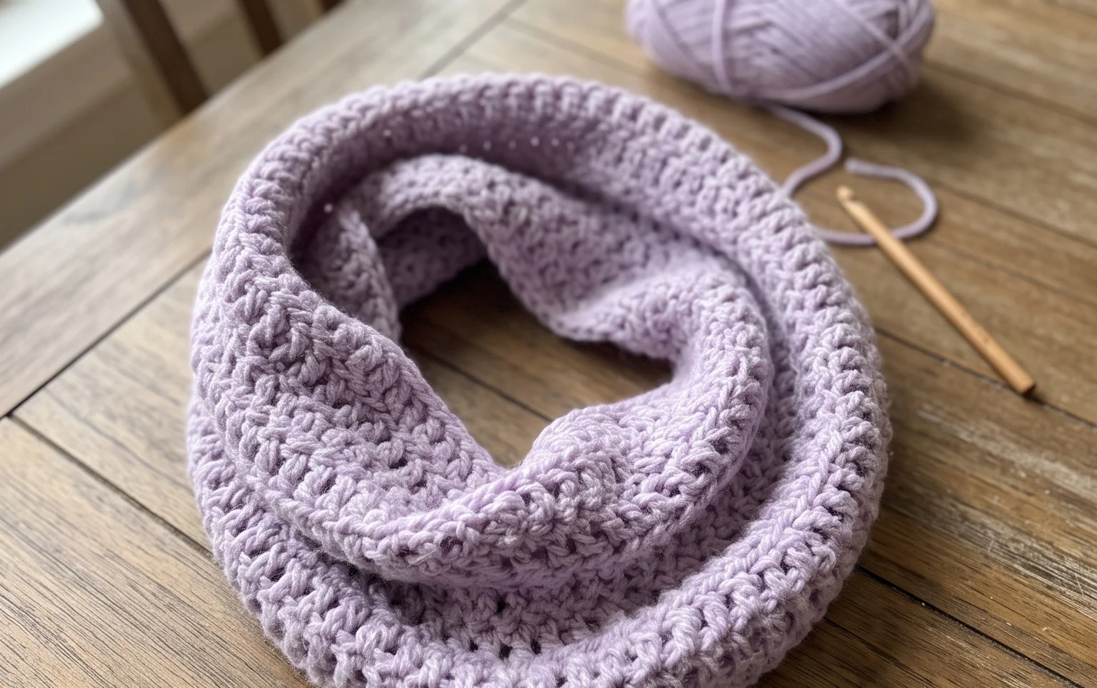 Easy Crochet Infinity Scarf Pattern for Spring – Free