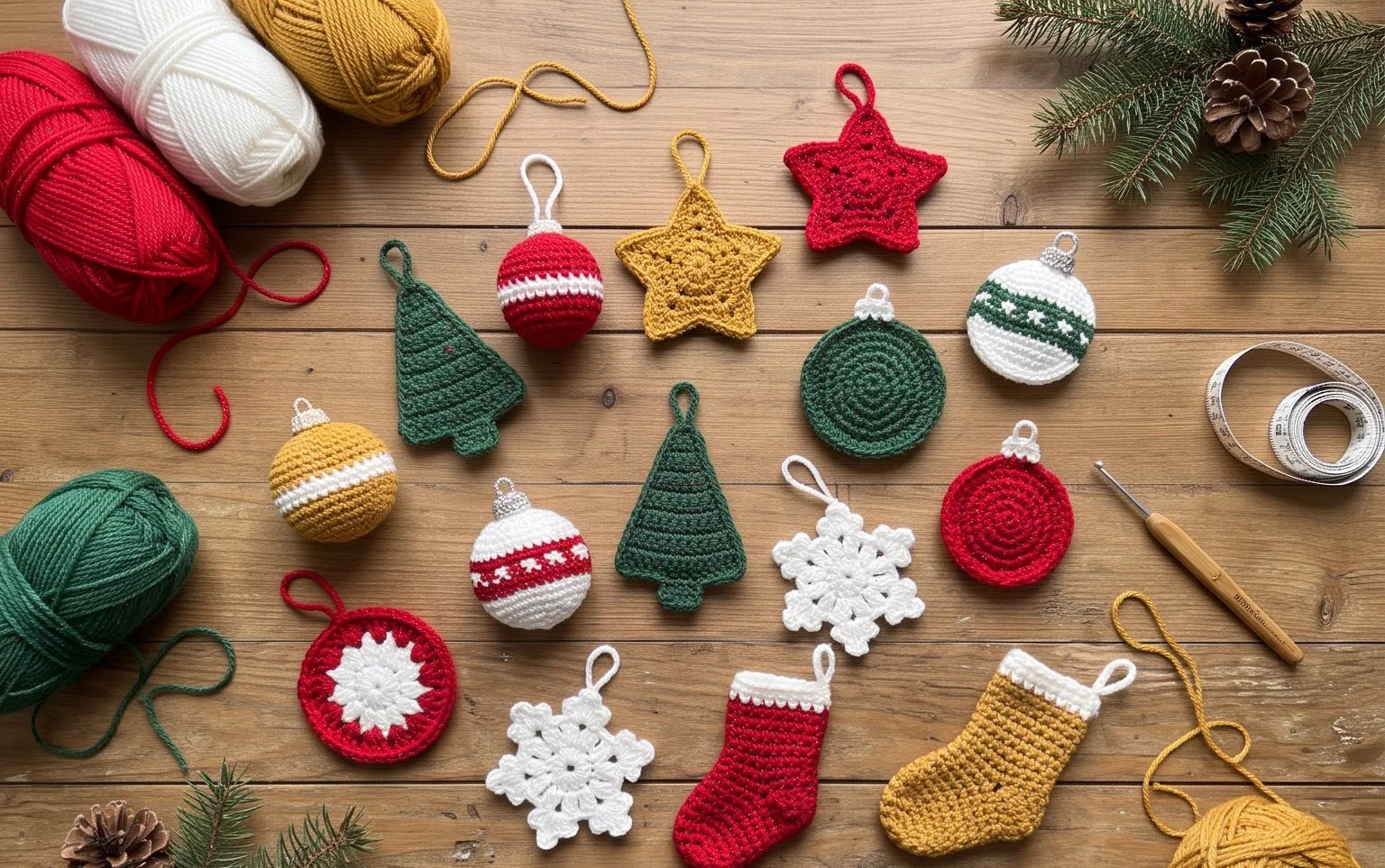 6 Easy Christmas Crochet Gift Patterns for Beginners