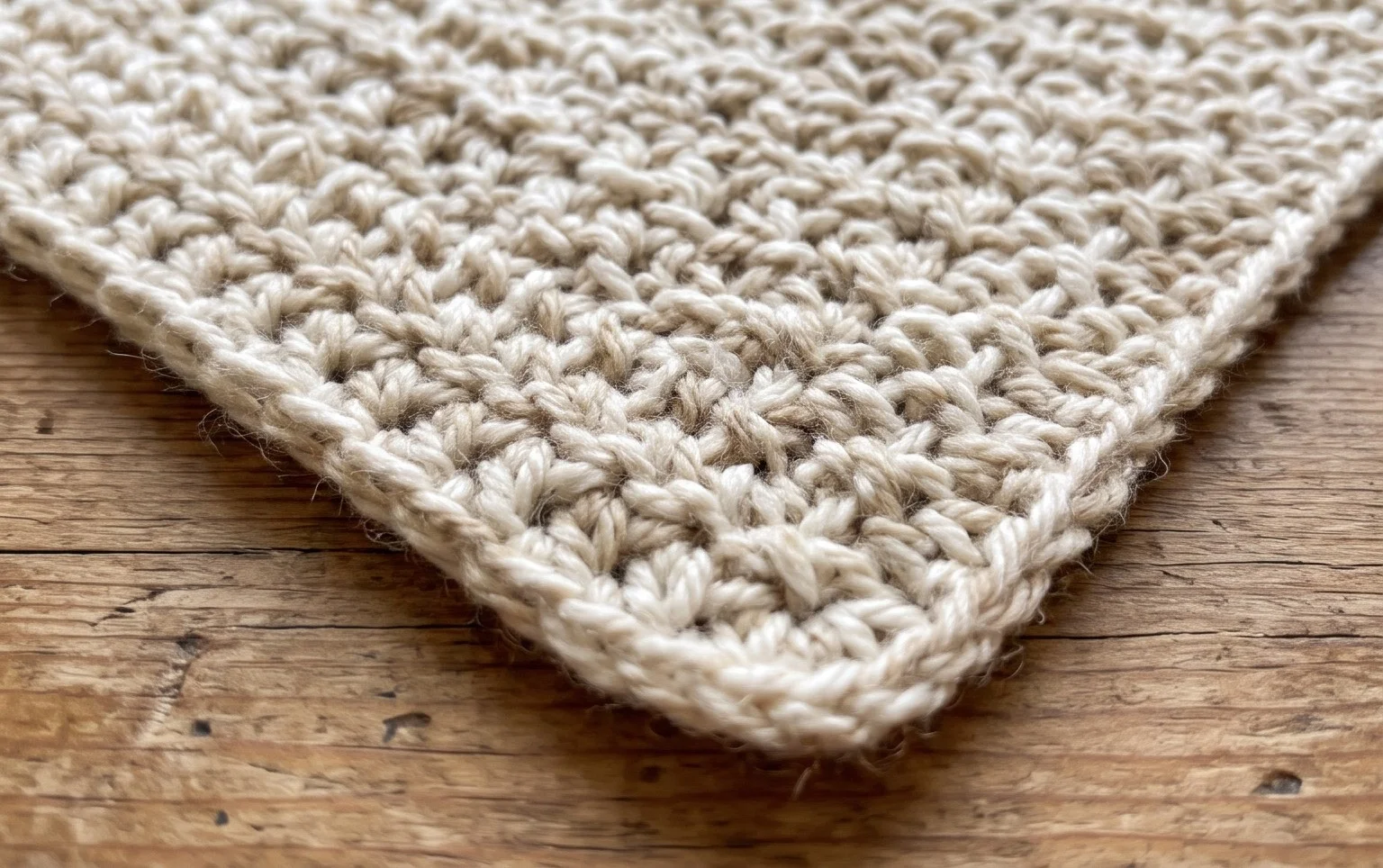 Mansfield Moss Stitch Crochet Dishcloth
